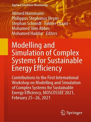 cover image of Modelling and Simulation of Complex Systems for Sustainable Energy Efficiency